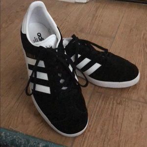 Black Suede Adidas Gazelle